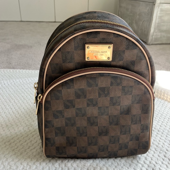 Michael Kors - Checkered backpack - Picture 1 of 10